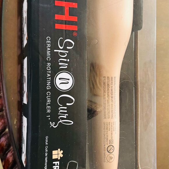 CHI Spin & Curl ceramic rotating curler Rose Gold - Picture 9 of 9